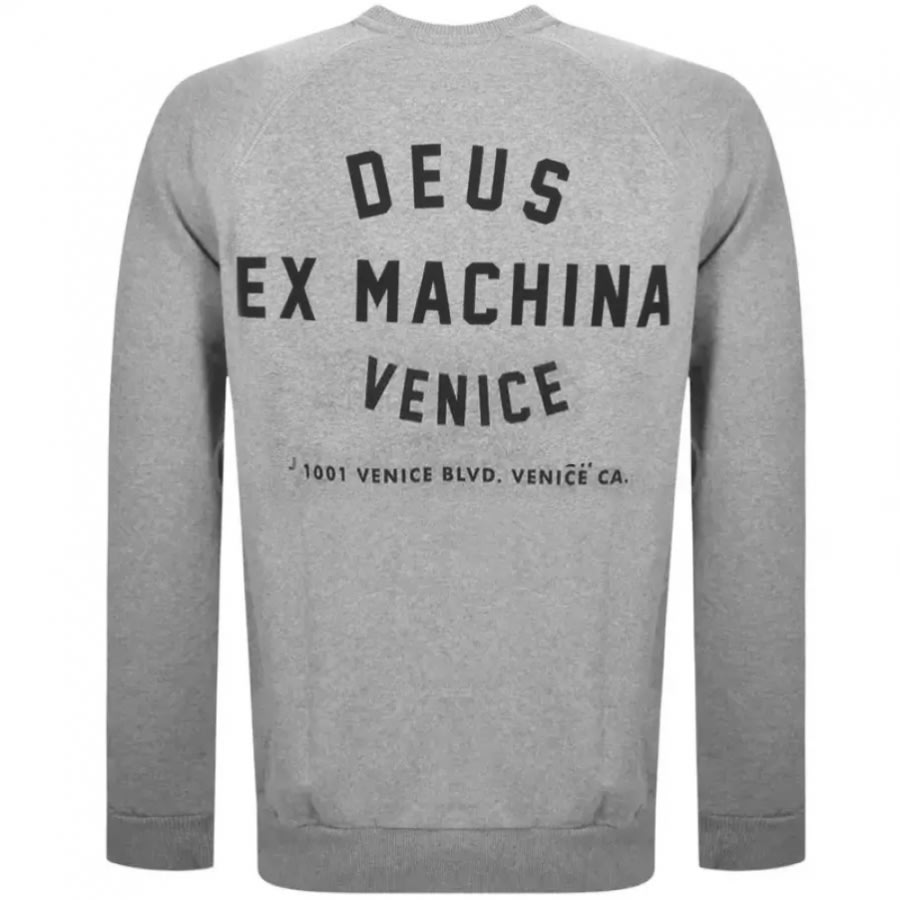 Alternative Image for ProductDeus Ex Machina Venice Sweatshirt Grey2